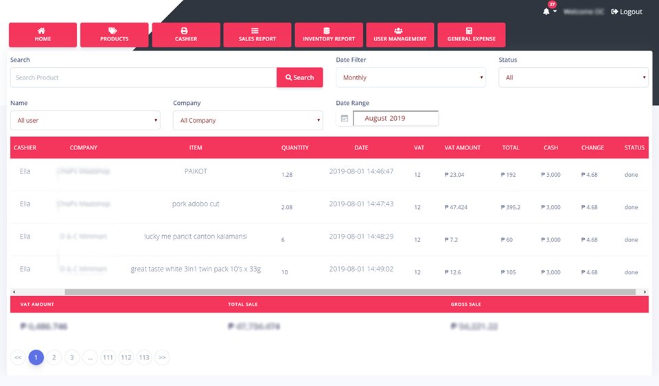 Chief's Meatshop and D&amp;C Minimart Point of Sale System of Iligan City. Do you need one for your business? Don't hesitate to talk to us. We develop any type of software to help your business transaction easier. Check our website zerausmt.com

#Laravel #Software #POS