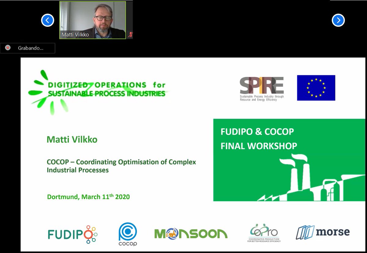 Matti Vilkko (COCOP Project Coordinator) presents COCOP project in “FUDIPO &amp; COCOP final workshop” <a href="/MONSOON_EU/">MONSOON Project</a> <a href="/FUDIPO_EU/">FUDIPO</a> <a href="/CoPro_Project/">CoPro Project</a> @EU_MORSE @spire2030 <a href="/EU_H2020/">Horizon 2020</a>