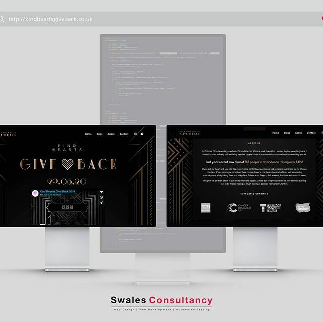 heartsgiveback's tweet photo. I’m proud to announce that over the past couple of weeks we have been working with Swales Consultancy and Solitude Design to create The Kind Hearts Give Back  new website to help promote our annual charity ball to help raise money and awareness for the Cancer charities that … https://t.co/JsPauTmv6s