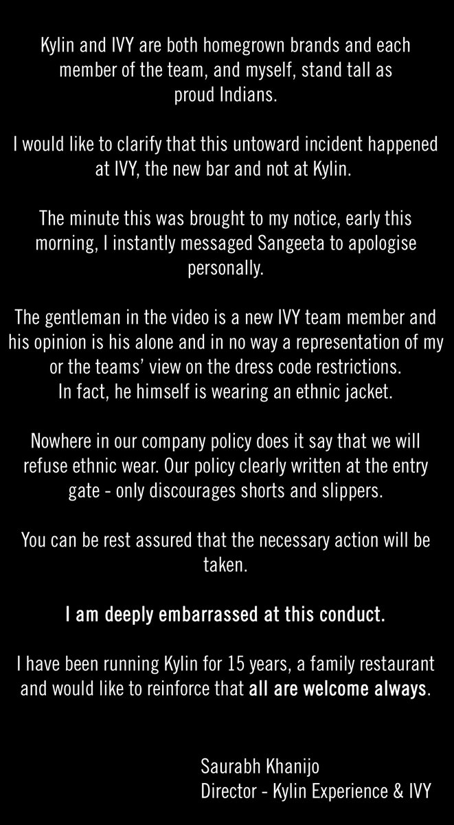 KhanijoSaurabh's tweet image. @sangeetaknag On behalf my manager, I apologise.

@muglikar_ @bishnoikuldeep