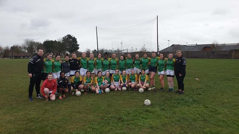 stpatscork's tweet photo. Well done to the @stpatscork ladies footballers who took on St Brogan's yesterday. Particular mention must go to 3 Leaving Certs Amy C, Amy O'N and Molly who played their final game for the school. Captain fantastic Amy scored from a free in her final kick of the game. #coygig https://t.co/54rjLSPb1e