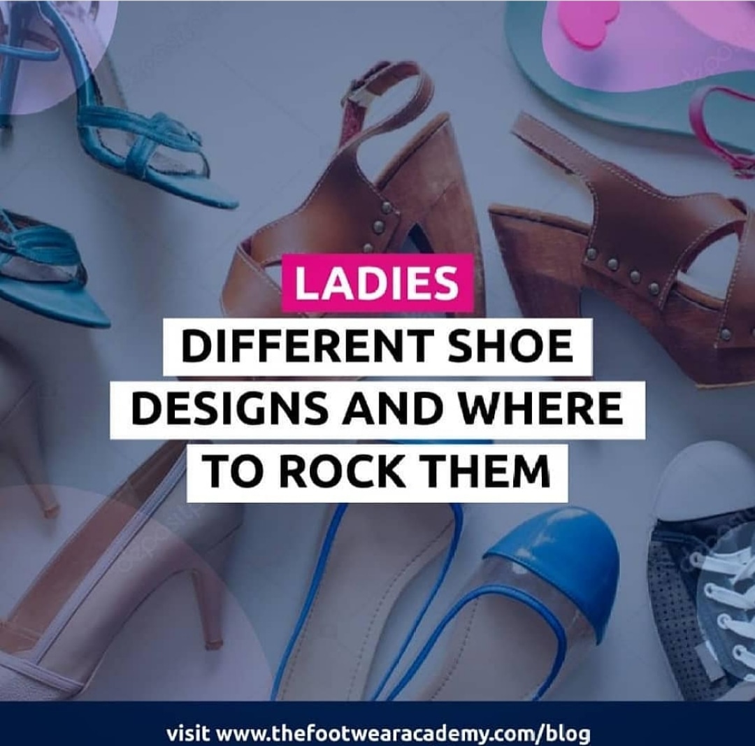 FootwearAcademy's tweet photo. New blog post alert!💃🏻💃🏻💃🏻💃🏻

This week our blog post covers the different shoe designs for women and where to rock them!

Visit https://t.co/M4AHEdanlR
Have a wonderful read.
*
*

#Blog #thefootwearacademy #Shoedesigns #MadeinNigeria #shoehacks #fashion #shoes #shoeshopping https://t.co/OmR0ViQJMP