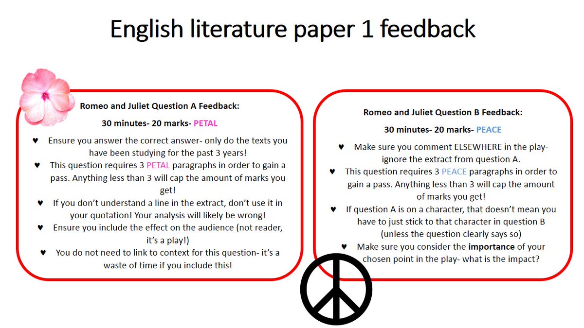 rushden_academy's tweet photo. Calling all English Literature Students!
Please see below slides for whole year feedback, based on paper 1 from your mock.
#TeamRushden #RevisionWithRA #TeamEnglish #YouGotThis https://t.co/Oi9ITbp177