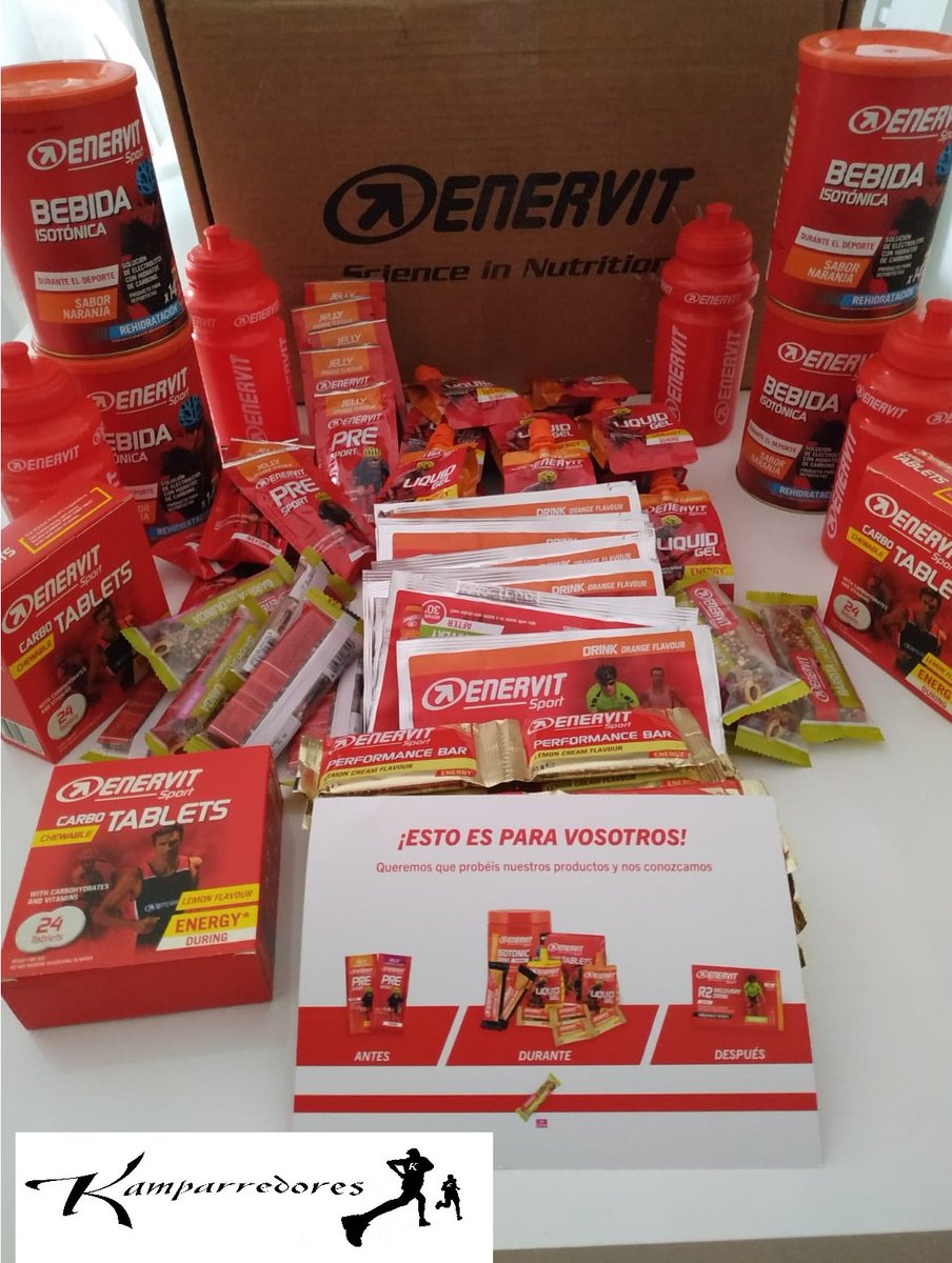 El pasado domingo algunos <a href="/Kamparredores/">C.D.E. Kamparredores</a> sufrieron algo menos en la habitual tirada larga por la casa de campo gracias a <a href="/EnervitSpain/">Enervit España</a> y sus excelentes productos. Ahora somos #GenteEnervit