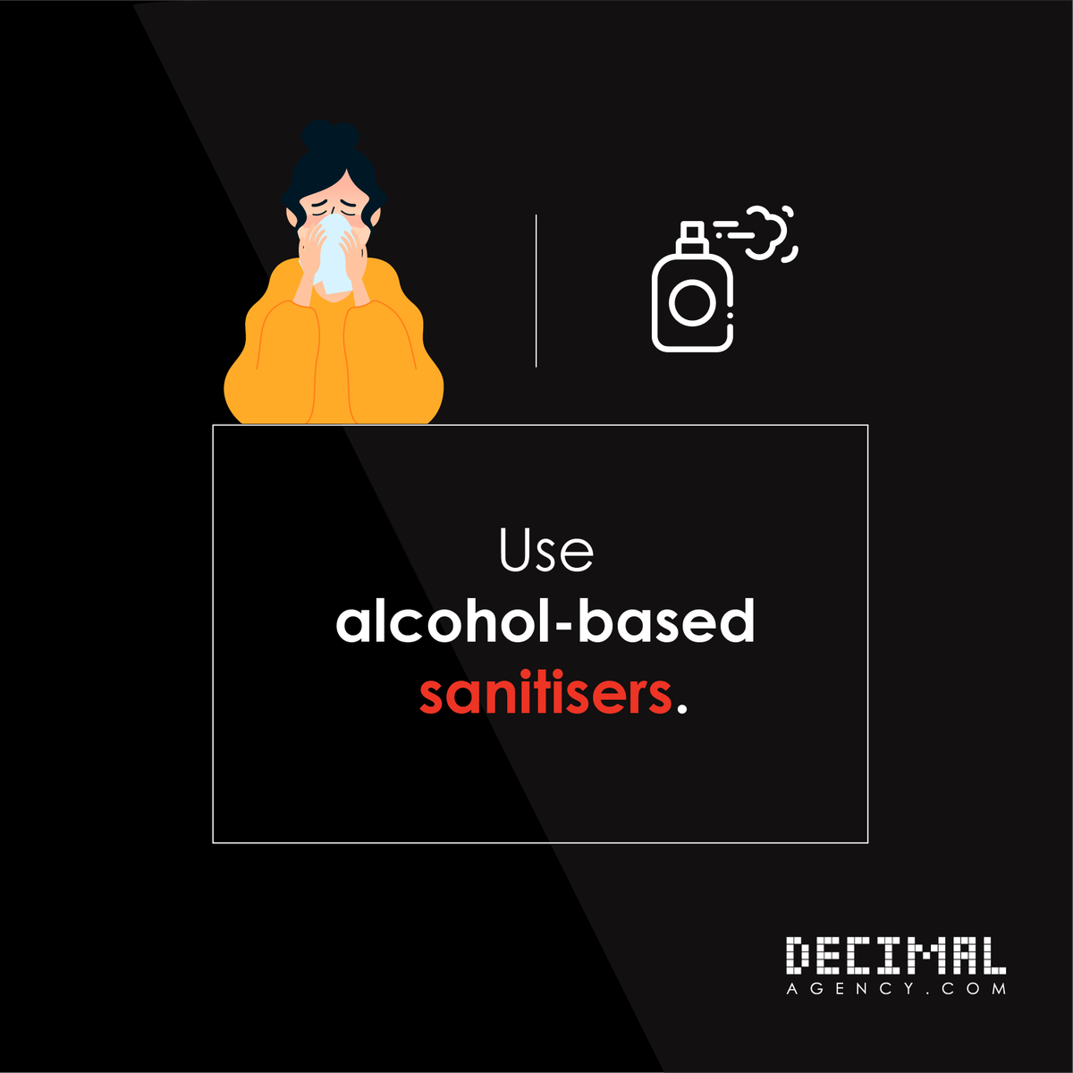 DecimalAgency's tweet photo. With the COVID-19 breakout, we need to make sure we have our guard up at all times and take consistent health precautions.

https://t.co/jpnA4xKqNy #CoronavirusInSA #COVID19 https://t.co/fr7tEDyL2s