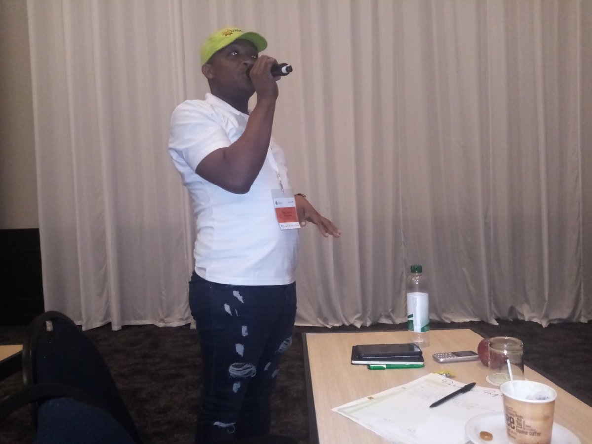 nwuCoLab's tweet photo. @NEMISA_  student of Broadcasting and radio  Production. @tumayamakhooe posing a question of accessibility of 4IR in rural Areas @Stellarated #4IRSkillsSummit https://t.co/hABIEHfQW2