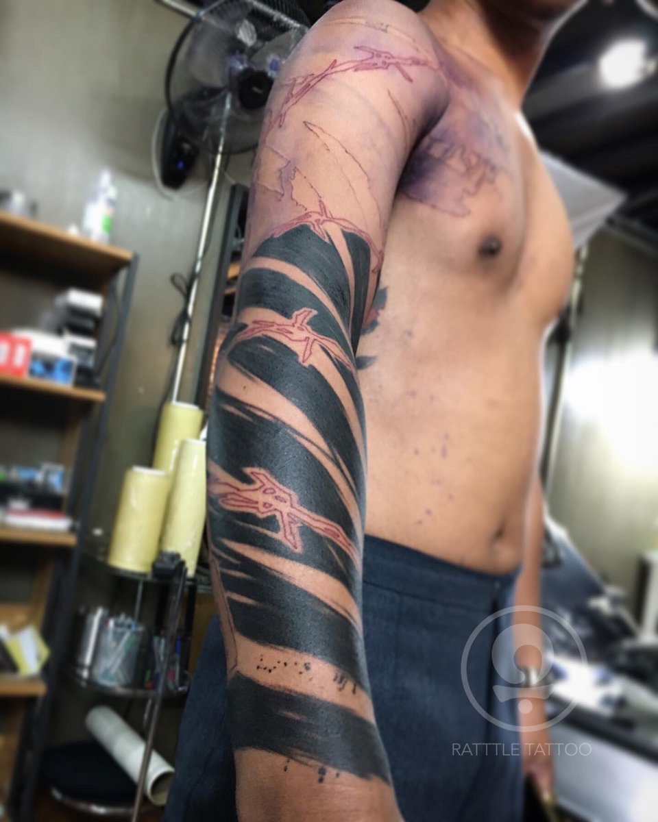 RattleTattoo's tweet photo. ขอบคุณลูกชาย คุณยายปอ มากครับ

Work done by Fang
https://t.co/OFmCF5Zna3 

  #tattoo #brushstokes #brushstoketattoo #blackink #fonttattoo https://t.co/s9dCSBGOT6