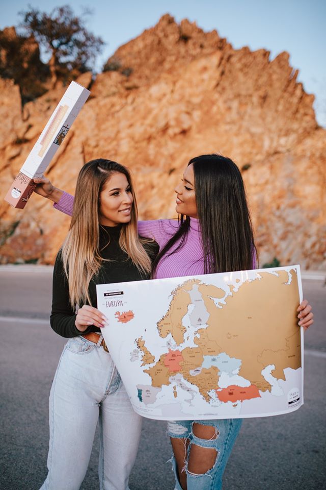 "Mapa rascable de Europa"
La mejor forma de saber los lugares que te quedan por descubrir en Europa. Y después de cada viaje, rasca en la lámina para recordar todo lo que disfrutaste en esa ciudad!! ✈🌎