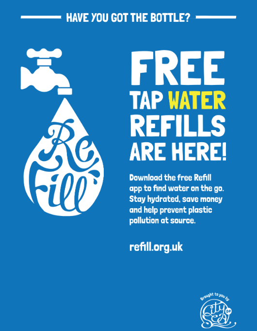 1NorthBank's tweet photo. Bring your reusable bottle here to 1 North Bank and fill up for free! 
@refill is a fantastic scheme with the aim of reducing plastic consumption, small changes make a big difference! @refillsheffield #lessplastic #refillrevolution #sheffieldissuper #shoutaboutsheff https://t.co/XCLrMSabmM