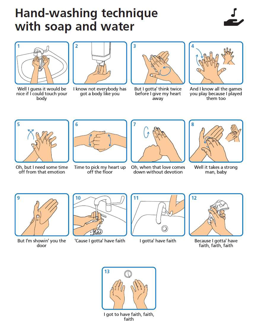 _PFSUK's tweet photo. Why not use your printer to print out your own personalised posters? Display your own musical hand washing advice on the #coronavirus Make your own here: https://t.co/xYBeccIEoy https://t.co/mdeekTSYrC