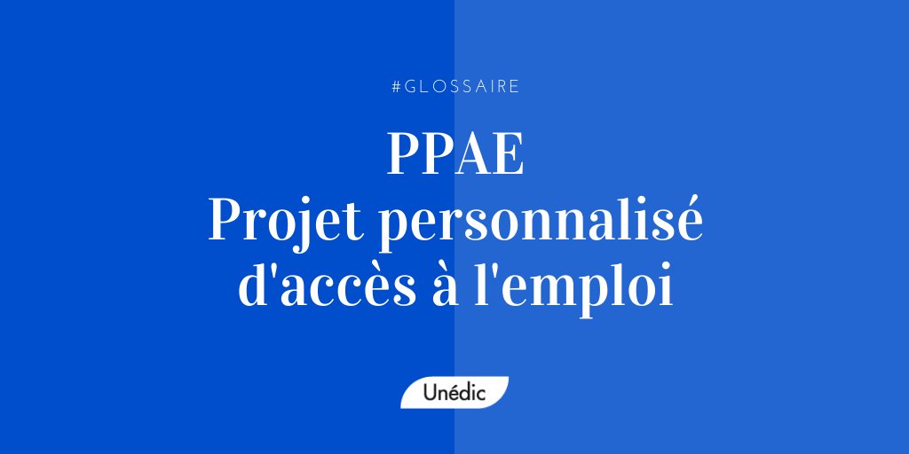 Unedic A Twitter Quot C Est Quoi Le Ppae C Est Un Projet