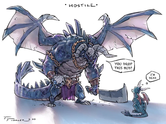 Day 9 of DragonMarch! Hostile! ??

He seems hostile, but he's not so bad once you get to know him... Hopefully. ?

#DragonMarch #Dragomarch 
