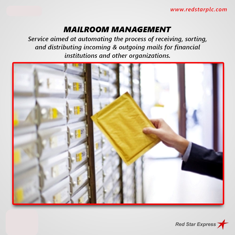 RedstarPlc's tweet photo. Do you have an efficient way of managing physical mails coming in and going out of your company? Is it really efficient? It will be better if you call us. Call us today.
#Mail #Management #Mailroom #MailroomManagement #Service #Outsourcing #RedStarSupportServices #RedStarPlc https://t.co/hyEv12qXHf