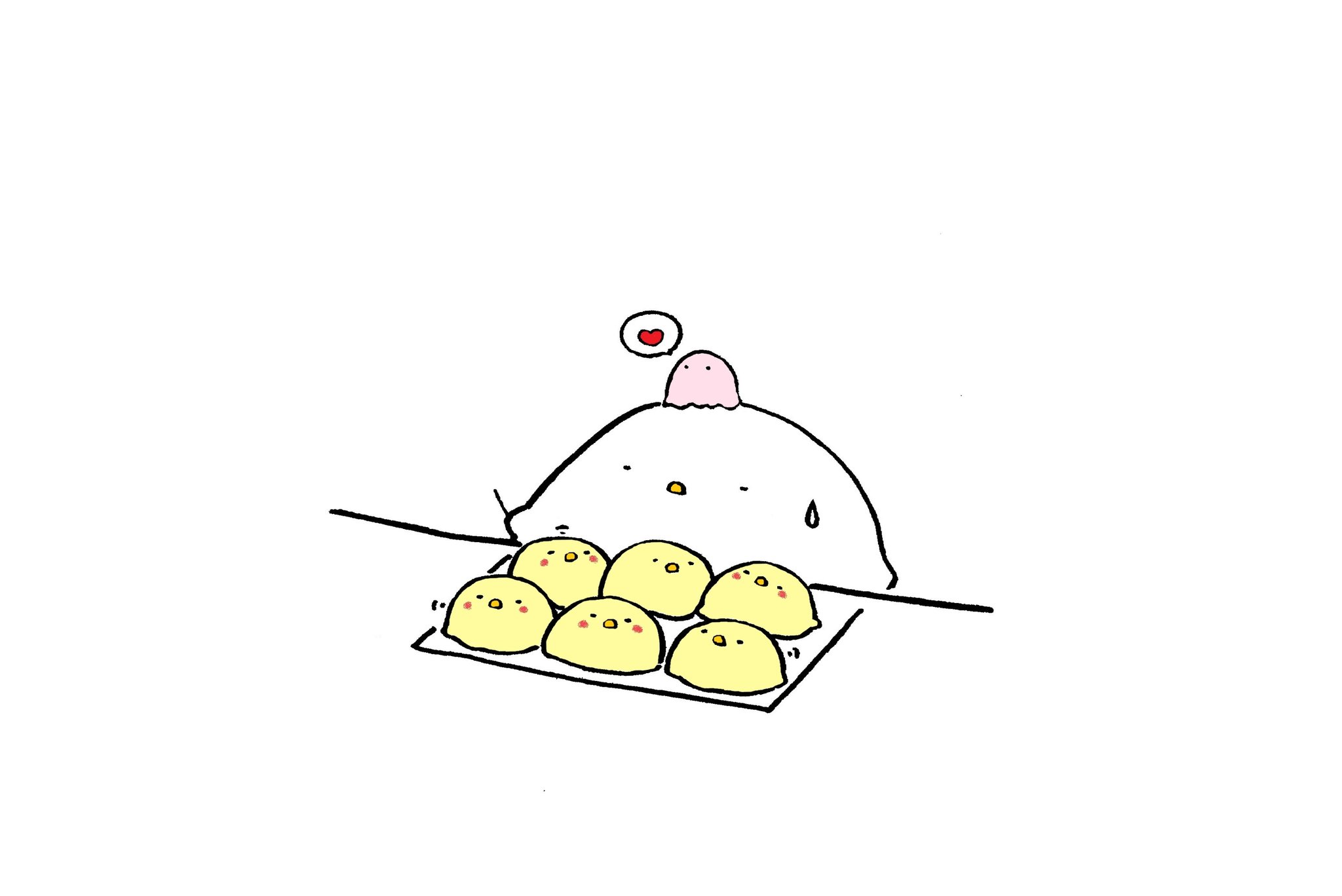 Twitter 上的 うぱ たこ焼きだと思ったら鳥だった イラスト 絵描きさんと繋がりたい タコ焼き メンダコ T Co Ckdhmth5ou Twitter