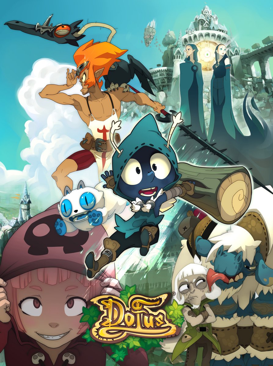 Xa on X: Old illustration of a an early version of a Dofus Movie ^^ For  those who know the Movie Dofus : le retour de Julith, some characters  have changed : -