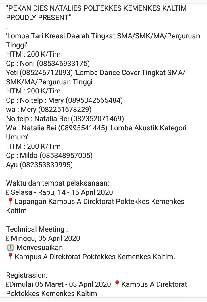 Nih info lomba akustik. Btw di Dewa Music Studio ada cajon travel juga buat latihan akustik + gratis rekaman track live buat kalian.
