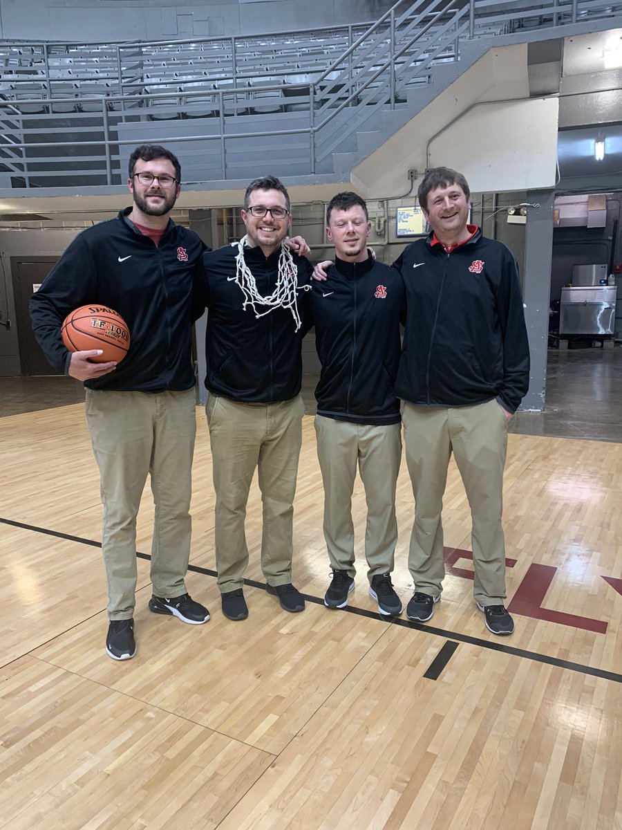 Coach_England11's tweet photo. Words can’t describe how excited I am for our players, our coaches and our community to be able to have these experiences and make these memories.  Thanks to all of SA for the support and we’ll see you next week in Charleston for the state 🏀 tourney! #NotDoneYet #RedDragonPride https://t.co/ogfjRPHHLM