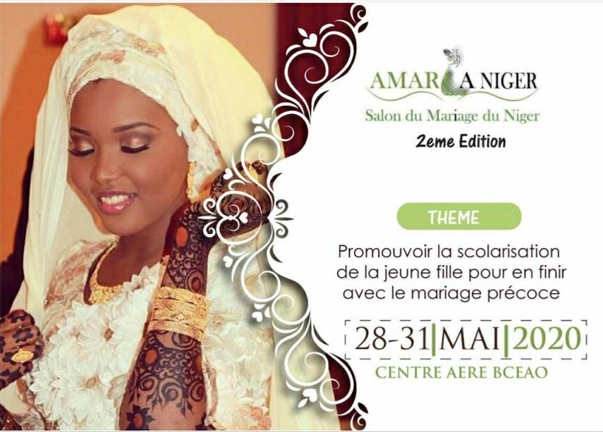 amarianiger's tweet photo. Cette 2ème édition du Salon du Mariage du #Niger est placée sous le thème Scolarisation de la jeune fille pour en finir avec les mariages précoces.
Du 28 et 31 mai 2020 #AmariaNiger  
- Exposition-Ventes
- Conférences 
- Grand Spectacle AMARIA Show 

Alors, Qui est partant? 😄😄 https://t.co/skl86Gx1BI