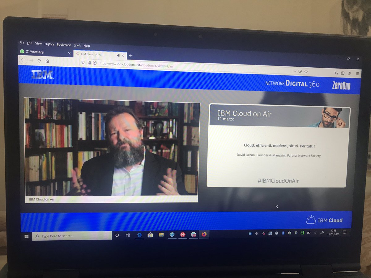 AltieriLuca's tweet image. Grazie alla tecnologia mi ascolto @davidorban durante #IBMCloudOnAir #RestoAcasa ma #partecipo perché #Italianonsiferma @RangoneAndrea @Decollanz @cecisurano @ecereda @alex_lavolpe
