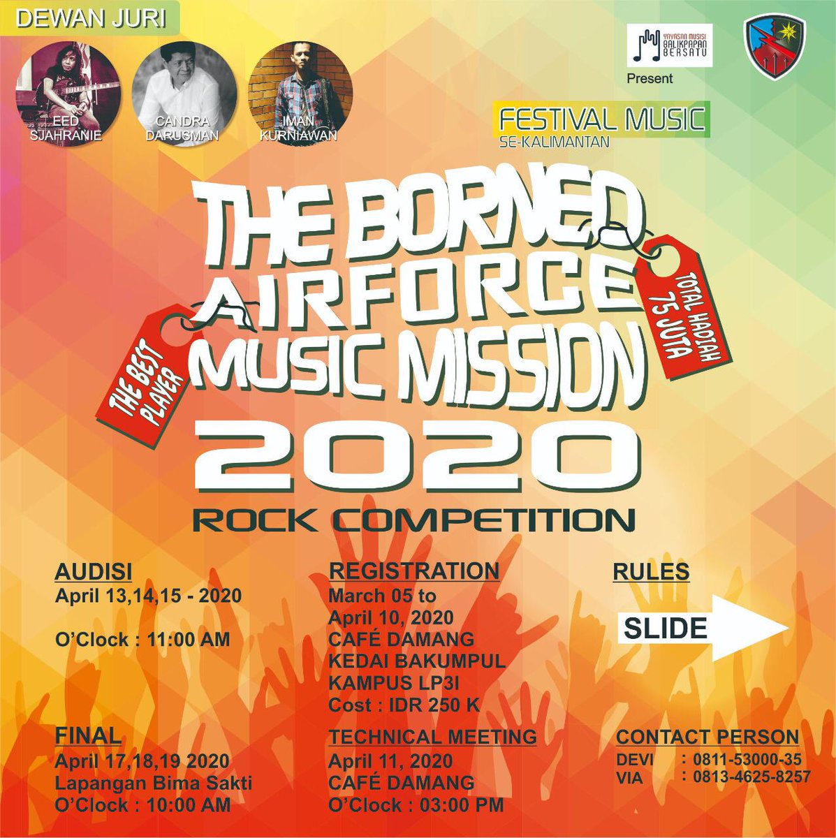 StudioDewa's tweet photo. Nih info festival band keren. Btw di Dewa Music Studio dapat rekaman track live buat kalian. Gratiss! https://t.co/YrGB4fMyVL
