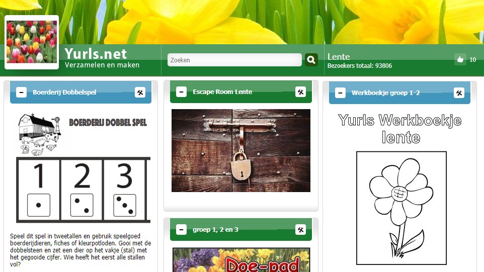 Op Yurls Lente vind je webpaden, een quiz, werkboekjes, een escape-room en meer! Nieuw is het dobbelspel en de opdracht-tekenbladen van <a href="/smit_marije/">Marije Smit</a> lente.yurls.net #lente #basisonderwijs #yurls Binnenkort: werkboekje Lente voor de middenbouw. polsnieuwsbrief.nl