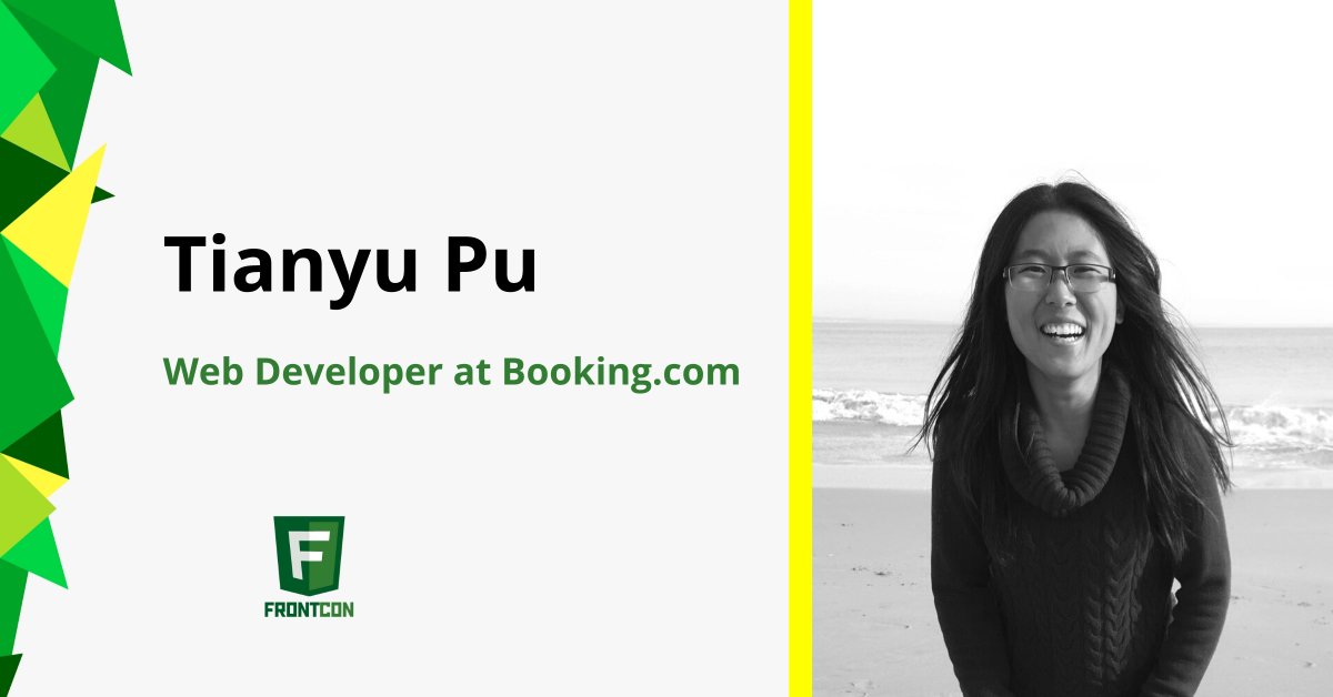 Meet Tianyu Pu <a href="/tianyupu/">Tian</a>, a full-stack web developer working at <a href="/bookingcom/">Booking.com</a>. Her talk will be for anyone who's used Git before and would like to learn about how it actually works so that they can have a more productive time using it in day-to-day work.
2020.frontcon.com/speaker/tianyu…