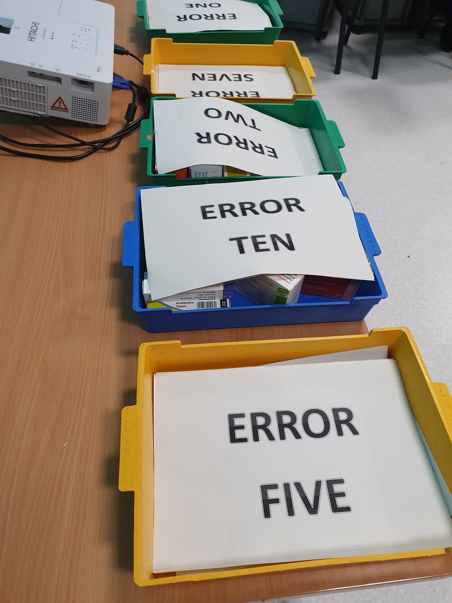 nicolawigan's tweet image. Our learning from errors workshop is in full swing.... session one of six is underway... lots of concentration faces. #medicinessafety #learningfromerrors