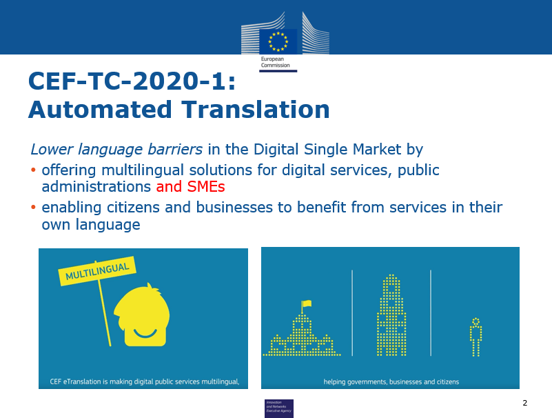 cinea_eu's tweet photo. How is #AutomatedTranslation succeeding in lowering language barriers in EU? https://t.co/0e05xIwyqy #CEFTelecomDay #DigitalEU https://t.co/rsknfPHgSR