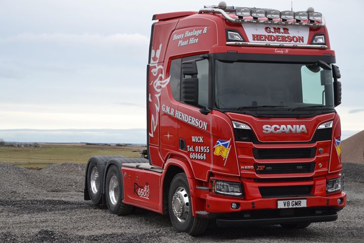 KelsaTrucks's tweet photo. Many thanks to Steven Allan from GMR Henderson for sharing these images - New Gen Scania R650 XT complete with #Kelsa #HiBar #VisorBar #BakBar https://t.co/5rV8VoMjh1