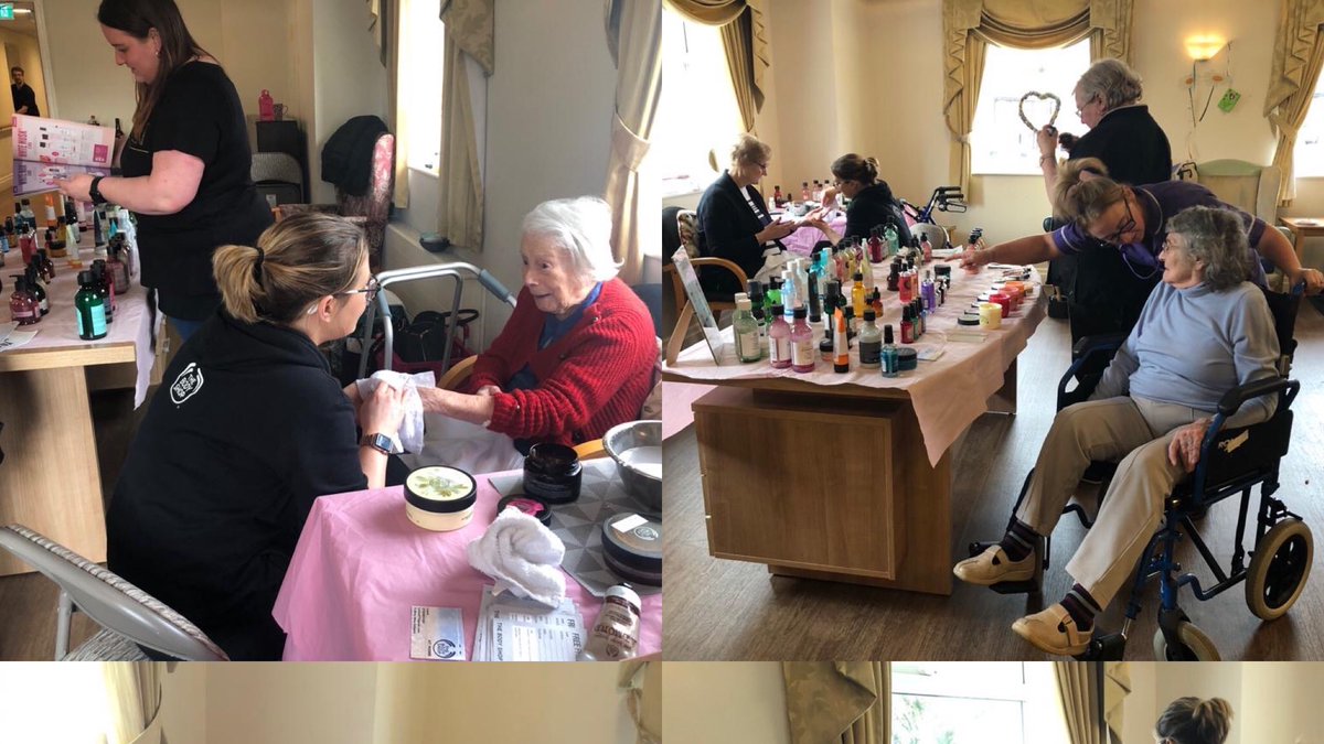 We all had a lovely afternoon with Laura and Jen from the body shop who visited us yesterday at Coniston House. 

We thoroughly enjoyed seeing all of the different products that were available, the scents were fabulous. 

#bodyshop #MassageTherapy