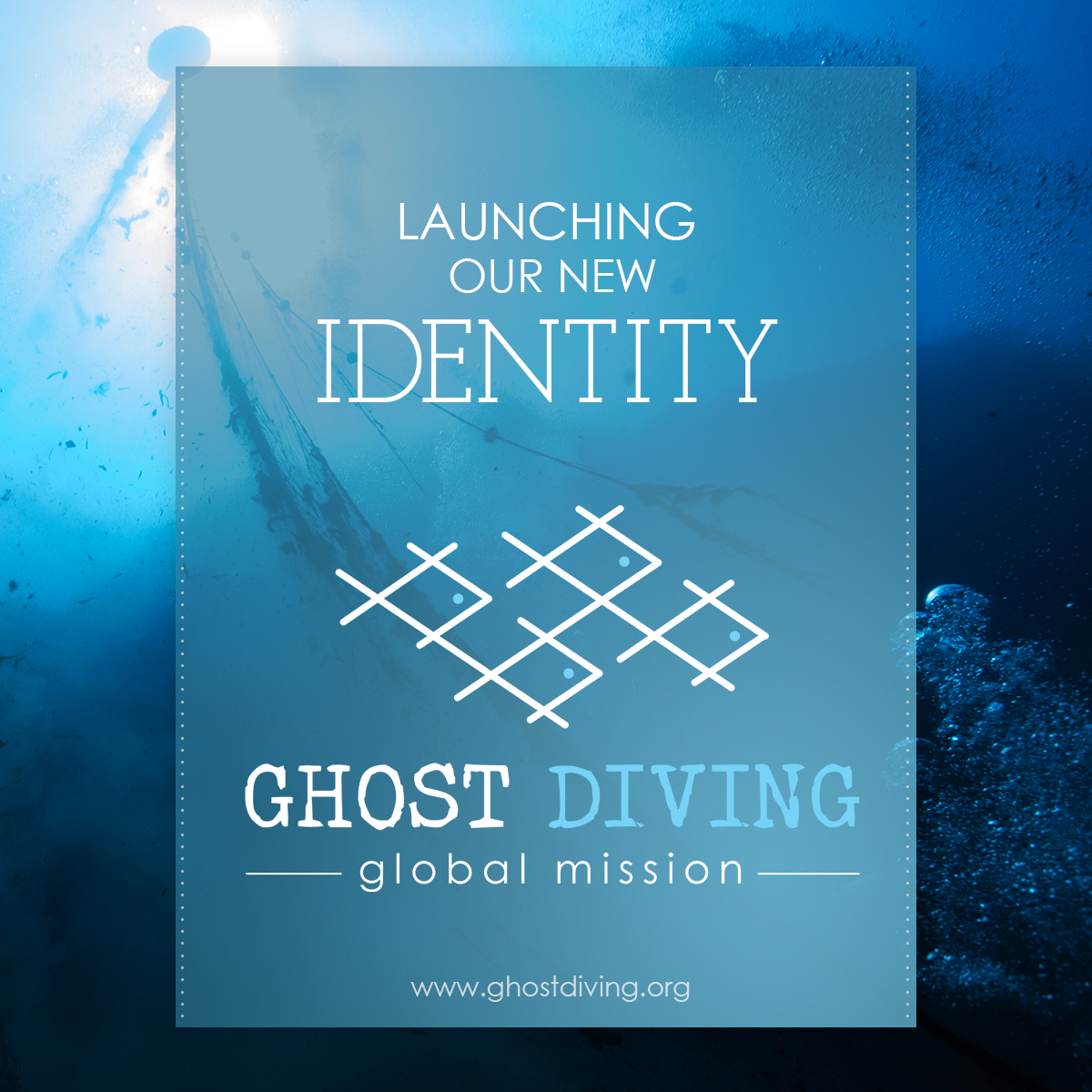 Ghost Fishing is changing its name to <a href="/ghostdivingorg/">Ghost Diving</a> 
! Our name might have changed but our mission and values are staying the same. #divers #globalmission #ghostdiving #ghostfishing #ghostfishingrebrand #ghostgear #ghostnets 
<a href="/healthyseas_org/">Healthy Seas</a> <a href="/ECONYL/">ECONYL® brand</a> <a href="/GUEhq/">GUE</a>