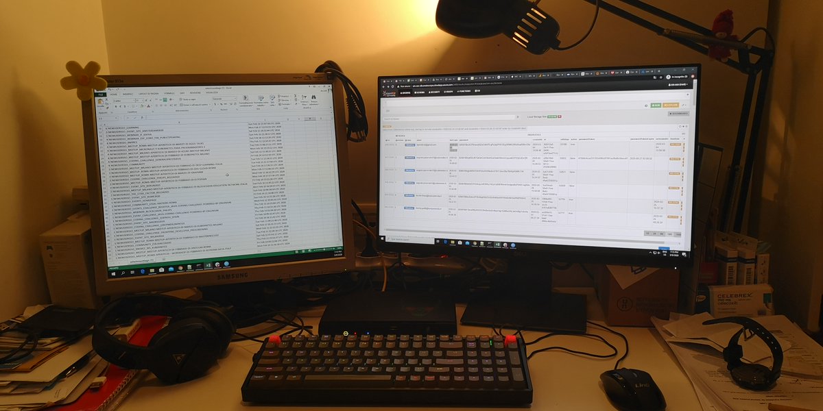 CodemotionIT's tweet photo. So far, but so close: here's a few shots from the #Codemotion Team at home ❤️More desks will follow! Stay tuned! 😎What about you? Share your picture! #smartworking #homeworking https://t.co/lrUcaMVt6u