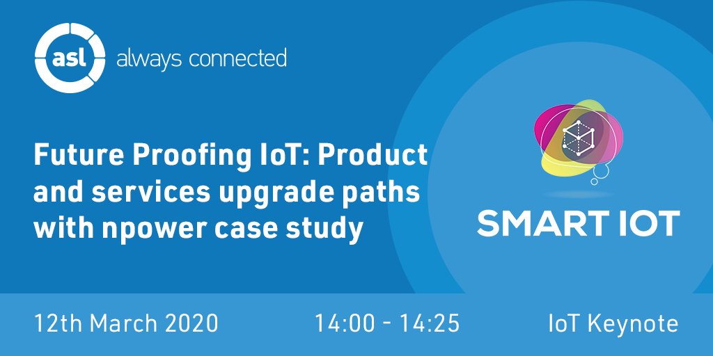ASLHoldingsLtd's tweet image. Join us today at @smart_iot for our keynote seminar where we discuss the innovative process of readying npower’s IoT portfolio for smart metering #IoT20
bit.ly/2vwCvbR