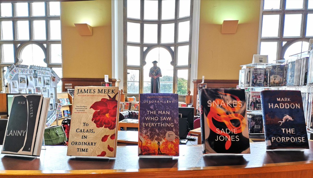 MoreLibrary's tweet photo. @Stonyhurst There is no need to panic-buy books ... We still have a fantabulous range of stories and adventures available for your delectation here in #MoreLibrary. It is sunshiney-lovely here so come along, lose yourself in books, leave your worries behind, smile awhile. https://t.co/Ao4asNYmCo