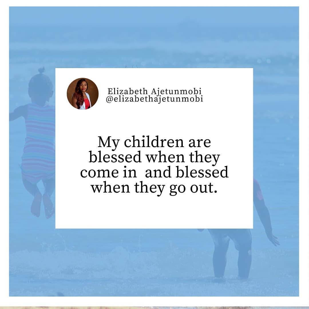 ElizabethAjet's tweet photo. My children are blessed in both their coming in and going out in Jesus Name. Amen.

#prayers🙏 #godlyparenting #family #positiveparenting #parenting #lifestyle #godlychildren #familycoach https://t.co/DsXlWKDySY
