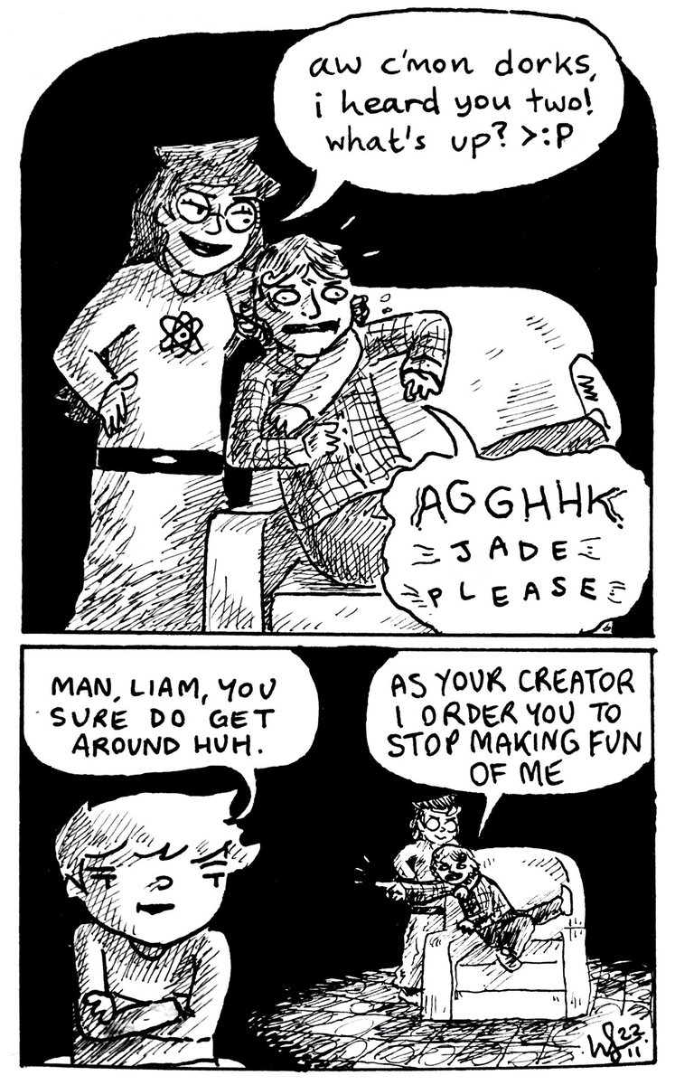 lmao just rediscovered this birthday comic sidestory 