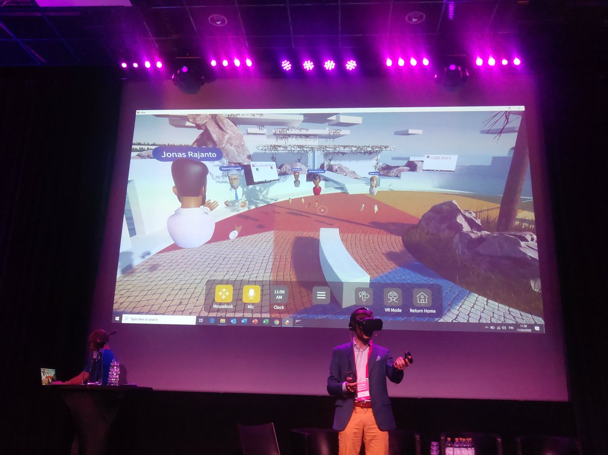 JohOrengo's tweet photo. @VirtualJonas giving a demonstration of how to facilitate a remote meeting using @glue_collab @VR_Nordic

Terrific presentation!

#VRN2020, #VirtualRealityNordic2020, #VRN, #VirtualRealityNordic #virtualreality #virtualrealityworld, #vr #immersive #vrevents #mekiwi #WeAreSpatial https://t.co/W2kNZPkM7i