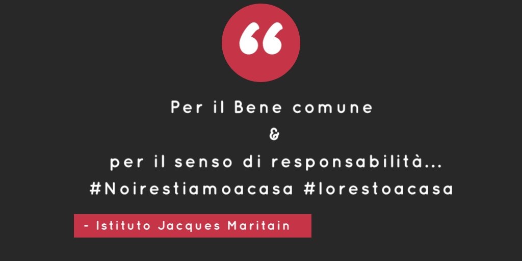 Per il bene comune &amp; il senso di responsabilità #noirestiamoacasa #iostoacasa #iorestoacasa #coranavirusitalia #coronavirus #COVID19italia #COVID19