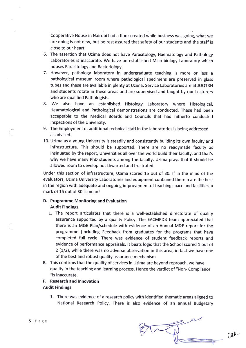 Uzima University tweet media