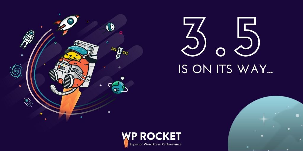 WP Rocket 3.5 is here! 🎊

Now you can enjoy:
- Mobile preloading
- The remove jQuery Migrate feature
- Our premium #CDN service: RocketCDN!
- And much more! 

Give a real boost to your #webperf strategy, check out our blog post to learn more! 
🚀
bit.ly/2W2ga0E