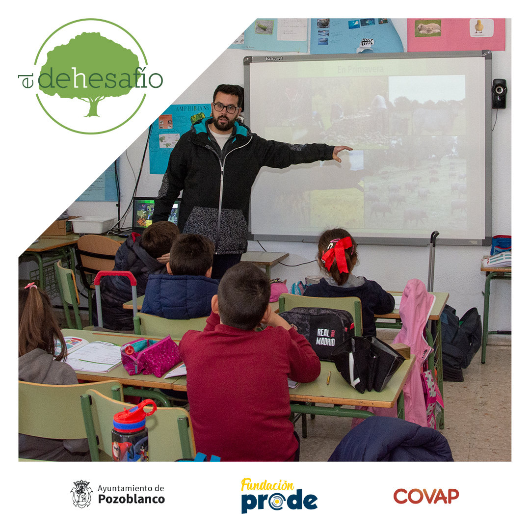 eldehesafio's tweet photo. Compartimos las imágenes de los últimos centros que han participado en la segunda sesión de esta edición de El Dehesafío, en la que hemos hablado de los cambios en la dehesa a lo largo de las estaciones ⛈🐖🌳

¡Nos vemos en la tercera sesión, chic@s! 😊 https://t.co/RnqdjaKbcN