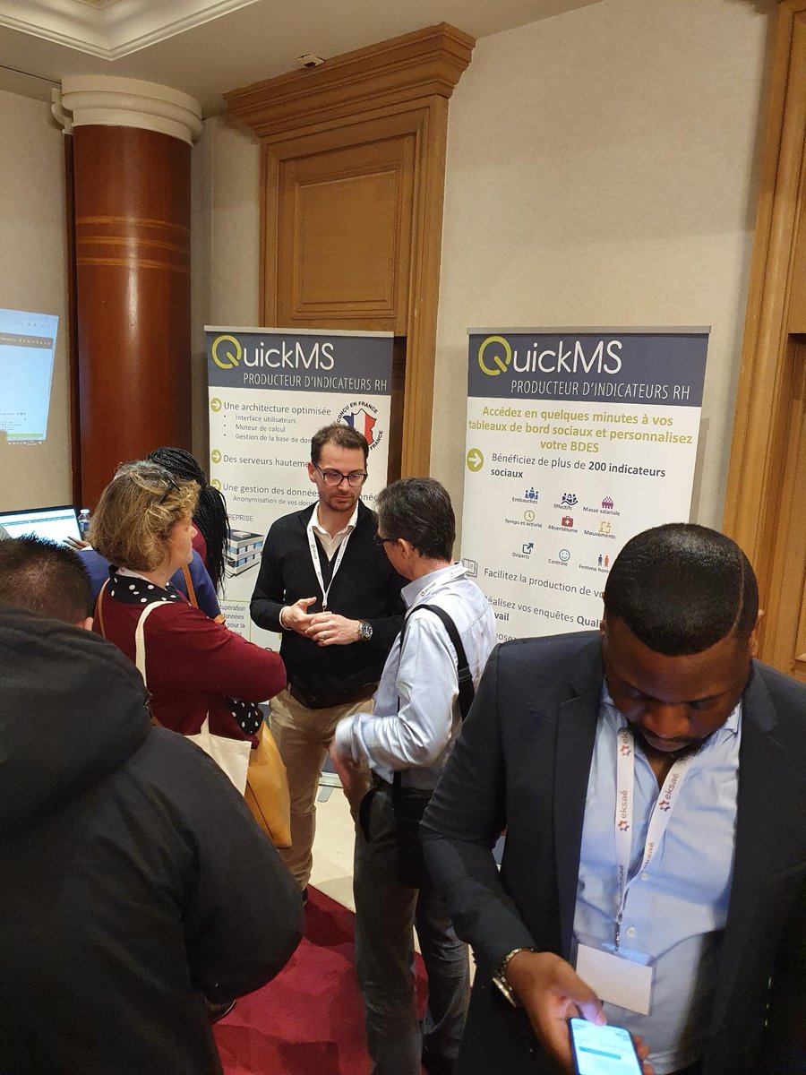 QuickMS1's tweet photo. 📸 Retour en images
QuickMS était présent à l'événement #eksaelecercle organisé par @eksae_officiel
#servicepublic #quickms #evenement #rh #grh #startup #innovation #performance #digital #transfornum #Paris #ressourceshumaines #gestionsociale #secteurpublic #eksae #partenaire https://t.co/dUycy4DEXn