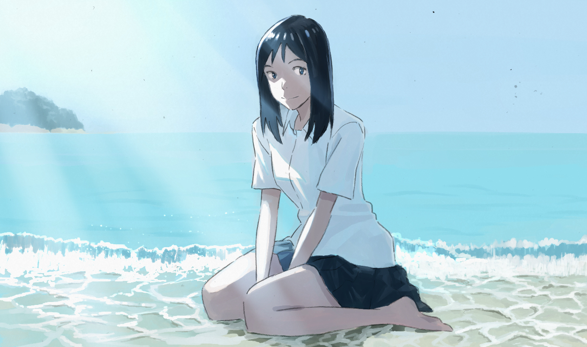 Mochimochi Twitterissa 夏日 オリジナル 女の子 イラスト 創作 制服 女子高生 海 裸足 T Co Qkjpgbainn T Co L7er9xg316 Twitter