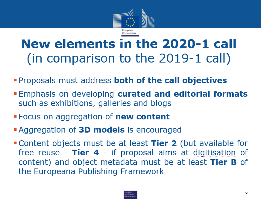 cinea_eu's tweet photo. Which are the differences with the #CEFTelecom @Europeanaeu Europeana call last year?  

https://t.co/0e05xIwyqy #CEFTelecomDay https://t.co/R7fihUSAdu