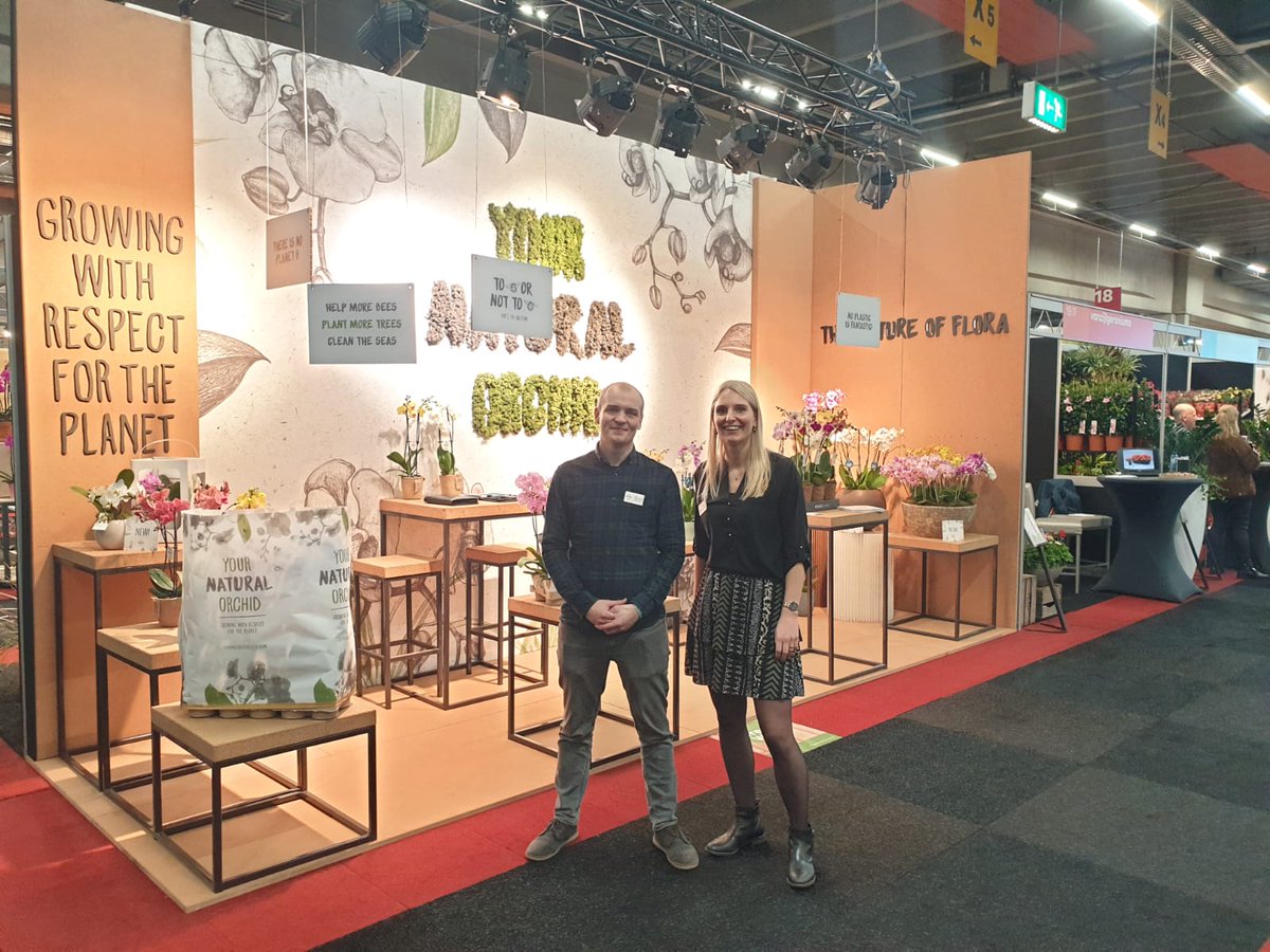 Today starts Trade Fair Naaldwijk 2020🌺! And Your Natural Orchid is present! Our sales professionals Luke and Larissa are ready to welcome you! Vital plants, vital people🌺💪!