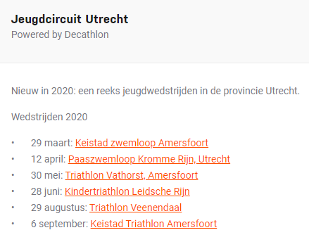 paaszwemloop's tweet photo. Top! #Paaszwemloop is aangesloten bij #jeugdcircuit #Utrecht @triathlonNL @DecathlonNED! Mooi om serie zwemlopen/triathlons v jeugd 8+ samen met deze leuke evenementen te organiseren! -->
#Keistadzwemloop
@TriVathorst
#kindertriathlon #LeidscheRijn 
@TriVeenendaal 
@KeistadTri https://t.co/W53aTBFLAR