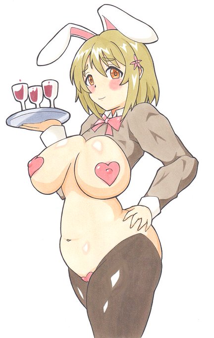 流行りに乗って逆バニーなかな子です
趣味全開になったのでこっちであげ 