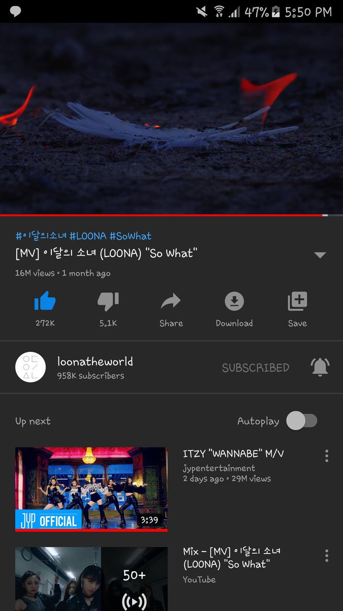 talk2gyu's tweet photo. π #SoWhat lockdown π
#OrbitStreamer #μ΄λ¬μμλ
#LOONA https://t.co/51Osan2q0o