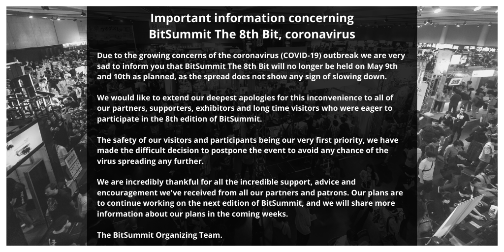 Important information concerning BitSummit The 8th Bit