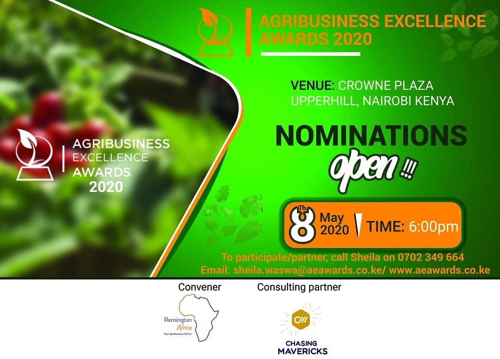 aeawardske's tweet photo. Welcome to the 2nd Agribusiness Excellence Awards 2020
@KenyaCIC
@DanishMFA
@EUinKenya
@denmarkinkenya
@AfDB_Group
@KilimoKe
@FAOKenya
@AGF_Kenya
@emungai_m
@SBSKenya
@AfricaSustain1
@ChiefBerenju
@Metknu https://t.co/YWxCO2vNR1